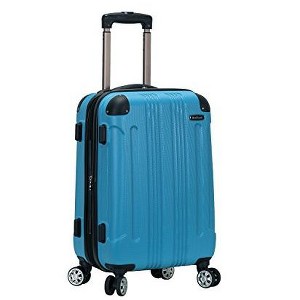 Rockland London Hardside Expandable Luggage with Spinner Wheels Turquoise Carry-On 20-Inch - 1 of 4