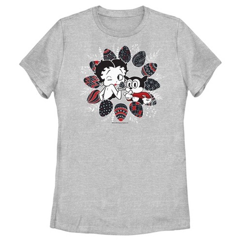 Women's Betty Boop Easter Egg Frame T-Shirt - image 1 of 4