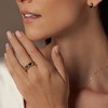Bearfruit Jewelry Sterling Silver 18k Gold Plated Lois Dome Ring - 2 of 4