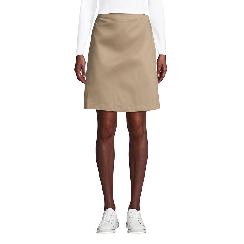 School Uniform Young Women's Blend Chino Skort Above Knee, 3 of 5