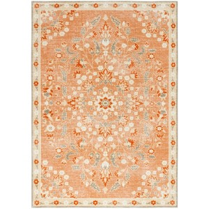 Martha Stewart Floral - MSRW184 - Indoor Power Loomed Machine Washable Skid-Resistant Rugs - 1 of 4