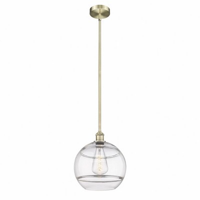 Rochester - 1 Light Stem Hung Mini Pendant In Industrial Style-12.88 Inches Tall and 12 Inches Wide
