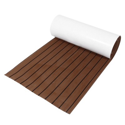 Unique Bargains EVA Decking Sheet Mat Non-Slip Self-Adhesive for Boat RV Flooring Carpet 95"x24"