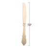 Smarty Had A Party Shiny Baroque Gold Plastic Knives - 600 pcs - 3 of 4
