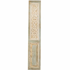 Dexmalle Large Wooden Rectangle Hanging Panel Wall Sculpture Decor - 1 of 4