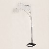 1pc Modern Classic Luxury Sleek Multi-head Floor Arc Lamp Crystal-like Accents Drape Living Room Curve Lamp - 3 of 4