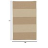 Colonial Mills Newport Textured Stripe Braided Rug, Naturals 4'x6', Rectangle Shape - 2 of 4