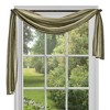 GoodGram Royal Ombre Crushed Semi Sheer Complete 3 Pc. Window Curtains & Scarf Set - 2 of 3