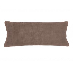 So Soft Linen Mocha Brown Pillow 14x40 - 1 of 1