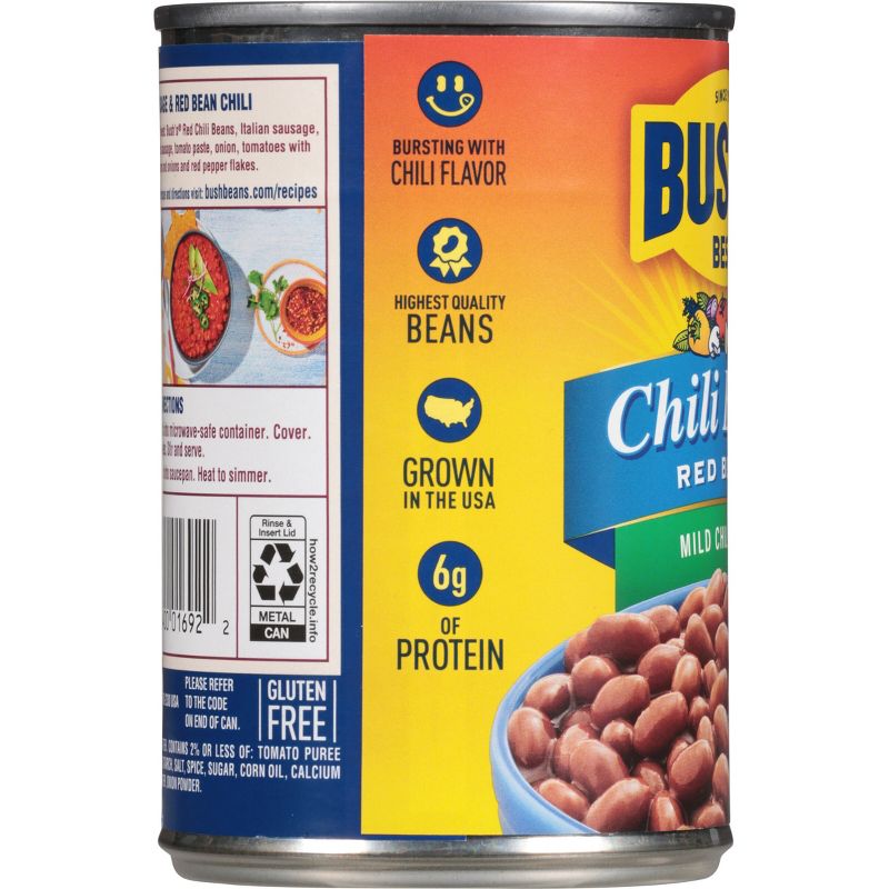 Bush&#39;s Red Beans in Mild Chili Sauce - 16oz, 4 of 8