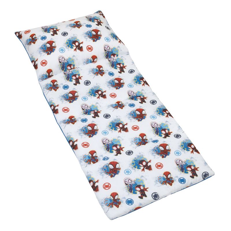Marvel Spidey and his Amazing Friends Spidey Team Red, White, and Blue Deluxe Easy Fold Toddler Nap Mat, 1 of 6