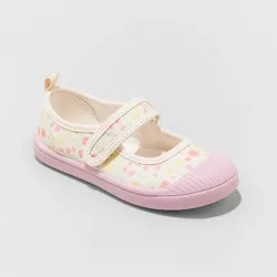 Toddler Elin Floral Print Sneakers - Cat & Jack™ Beige