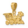 Black Bow Jewelry 14k Yellow Gold 3D Locomotive Polished Pendant - 3 of 4