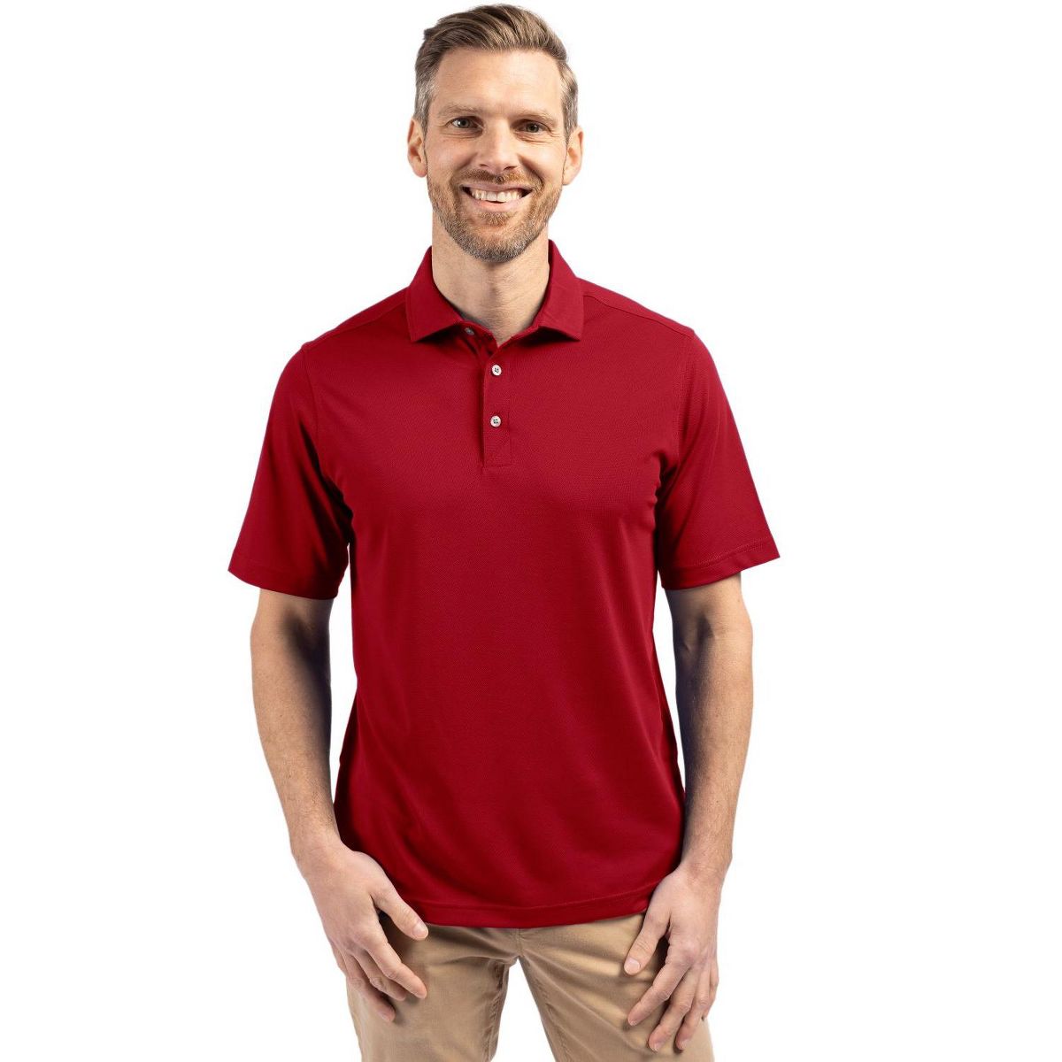 Cutter & Buck Virtue Eco Pique Recycled Mens Big and Tall Polo Shirt