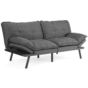 Mr Ironstone Sofa Couch - Futon Sofa Bed, Full Size Futon, Sofa Sleeper, Modern Convertible Lazy Futon for Living Room, Small Space - 1 of 4