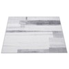 YEERSWAG Stylish 48" x 60" Grey & White Striped Office Chair Mat Chair Carpet for Hardwood Floors - 2 of 4