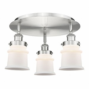 Canton - 3 Light Flush Mount In Industrial Style-9 Inches Tall and 17 Inches Wide - 1 of 1