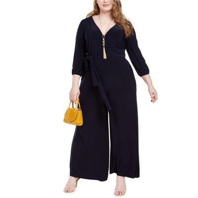 Taylor Womens Solid Jumpsuit