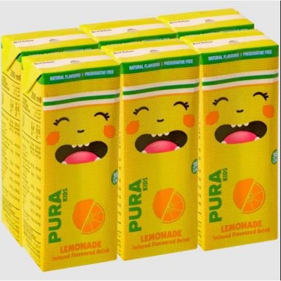 Pura Kids Lemonade Kids 6 pack - Count of 4 - 40.56 fl oz
