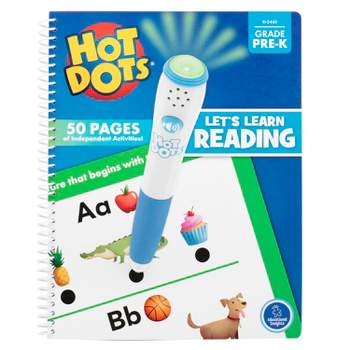 Educational Insights Hot Dots Let's Learn Pre-k Math Workbook With  Interactive Hot Dots Audio Pen, Ages 4-5 : Target
