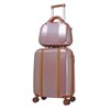 World Traveler Classique 2-Piece Lightweight Spinner Luggage Set - Rose Gold - image 2 of 4