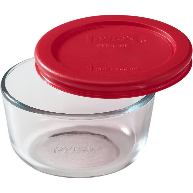 Pyrex Simply Store 8-Piece Glass Food Storage Set (4 vessels and 4 lids), standard packaging, 2 of 5