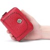 BEAFUP Womens Wallets,Small Genuine Leather Wallet RFID,Wallet Women Double Zipper Pocket Leather Ladies Wallet - 2 of 4