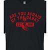 Women's - Are You Afraid of the Dark - Red Match Logo Cropped Graphic T-Shirt - image 2 of 4