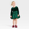 Toddler Girls' Audrey Camille Bow Tutu Dress - Jade Green - 3 of 3