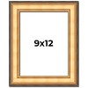 PosterPalooza | Photo Size Traditional Gold Picture Frame - UV Acrylic, Foam Board Backing, Hanging Hardware - 2 of 4