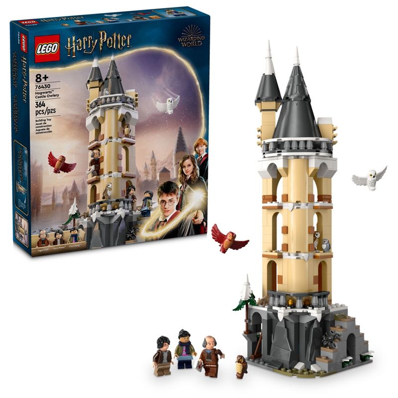 LEGO Harry Potter Hogwarts Castle Owlery Building Toy 76430, 1 of 8