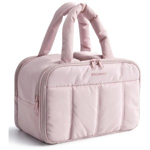 Travel Toiletry Bag, Puffy Large Toiletry Bag for Women, Lightweight Cosmetic Makeup Bag - 1 of 4