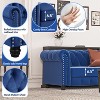 Linen Chesterfield Chair for Living Room-Morden Fort - 2 of 4