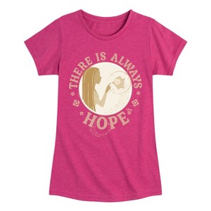 Girls' - Disney - There Is Always Hope Fitted Short Sleeve Graphic T-Shirt - 1 of 4