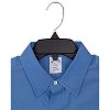Maison Recycled Plastic with Notches Shirt Hangers 19" 360 Degree Swivel For Home, Office & Retail Stores 10/25/100 Count - 4 of 4
