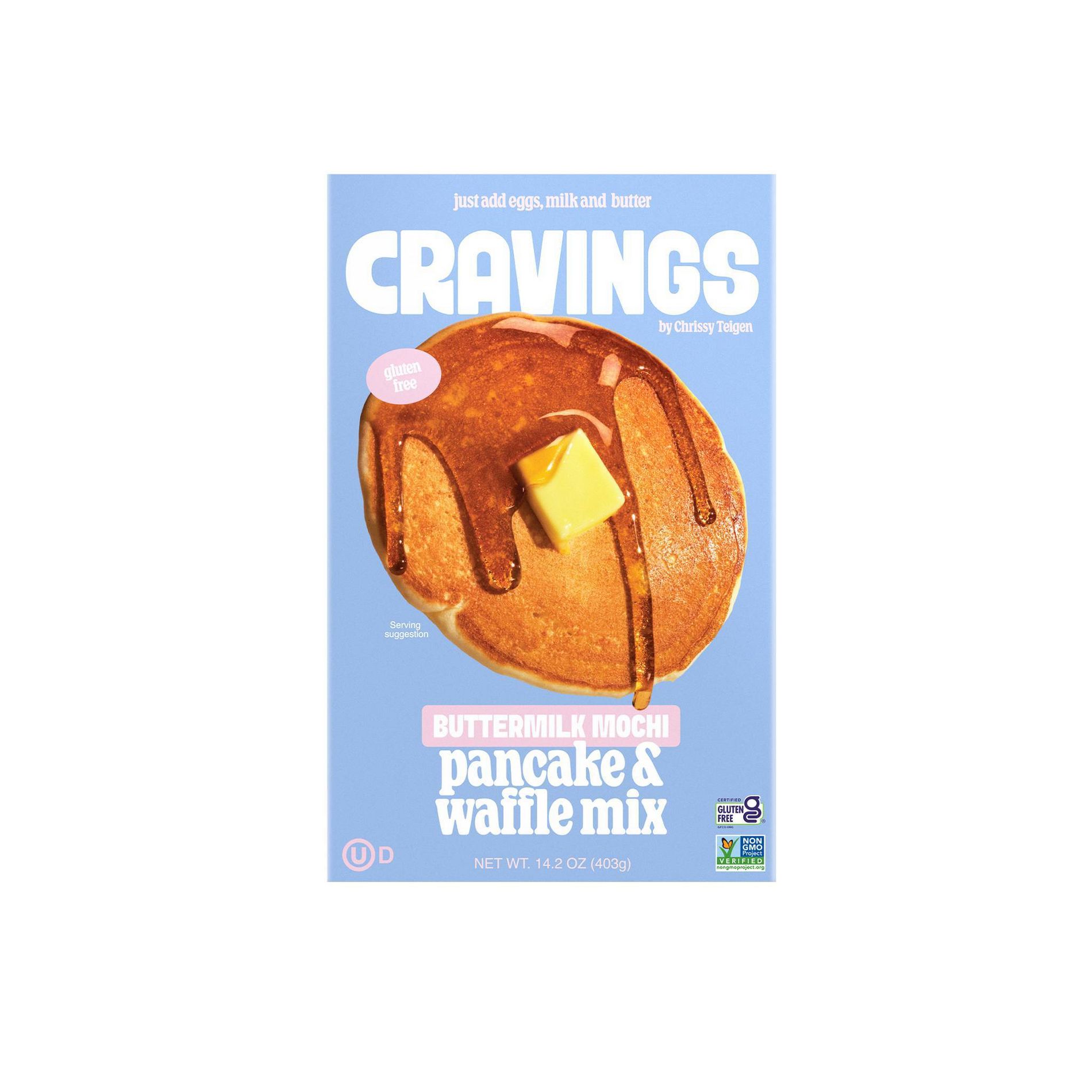 Cravings by Chrissy Teigen Buttermilk Mochi Pancake and Waffle Mix - 14.2oz
