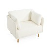 NicBex Modern Accent Chair with Soft Cushions Upholstered Comfy Chair Lounge Chair with Wooden Legs for Living Room, Bedroom - 3 of 4