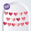 Big Dot of Happiness Happy Galentine’s Day Garland Banner, Valentine’s Day Party Backdrop, 30 Feet of Cord, 15 Double-Sided Paper Heart Shapes - 2 of 4