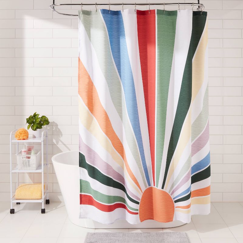 Rainbow Sunshine Shower Curtain - Room Essentials&#8482;, 3 of 6