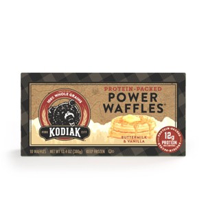 Kodiak  Frozen Power Waffles Buttermilk & Vanilla -13.4oz/10ct - 1 of 4