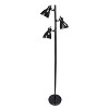 64" Traditional 3 Light Metal Floor Lamp with Adjustable Spotlight Shades - Creekwood Home - 2 of 4