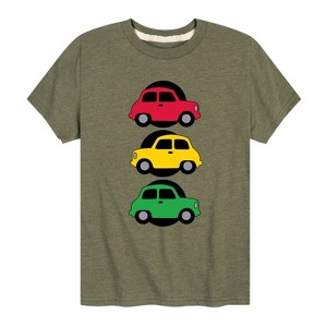 Boys' - Instant Message - Traffic Light Cars Short Sleeve Graphic T-Shirt - 1 of 4