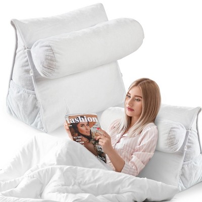 Cheer Collection Extra Large Wedge Shaped Reading And Tv Pillow With ...