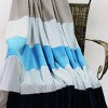 Slickblue Multi-Stripe Coral Fleece Throw, 59x78.7 inches, Warm & Comfortable for Bedroom & Living Room, 5 Color Options - 3 of 3
