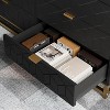 Drawer Storage Cabinet, Dresser for Bedroom, 53.5" Dresser Organizer with Metal Handle and Legs - 4 of 4