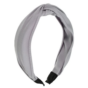Unique Bargains Women's Knot Headband Hairband 1.2" Wide - 1 of 4
