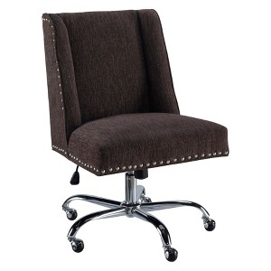 Draper Office Chair - Dark Gray - Linon