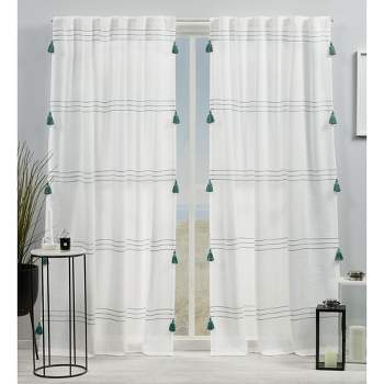 Exclusive Home Demi Light Filtering Hidden Tab Top Curtain Panel Pair