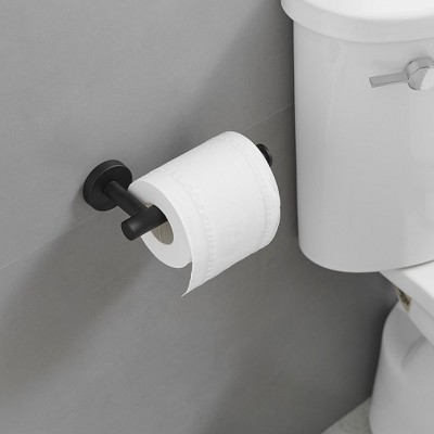 Matte Black Stainless Steel 4-Piece Bathroom Hardware Set