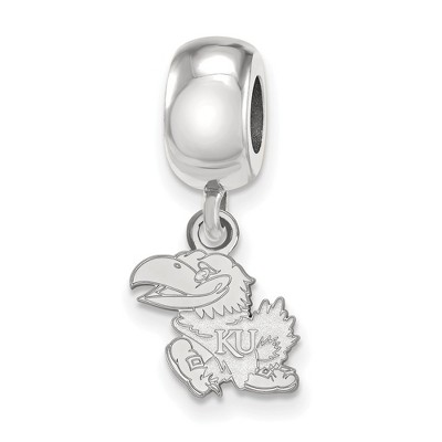 Black Bow Jewelry Sterling Silver Kansas Jayhawks NCAA Bead Charm